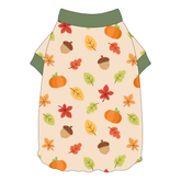 Autumn Sweater - Autumn Ditsy - Flutter Waist Tee